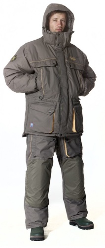 Зимний костюм для рыбалки Canadian Camper Snow Lake Pro цвет Stone (M) фото 9